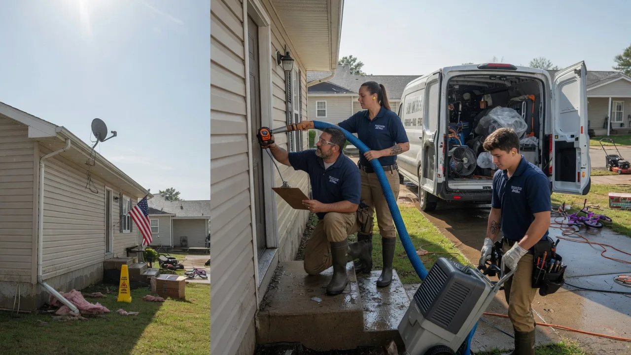 Ceiling Water Damage Restoration in Bendena, KS near me